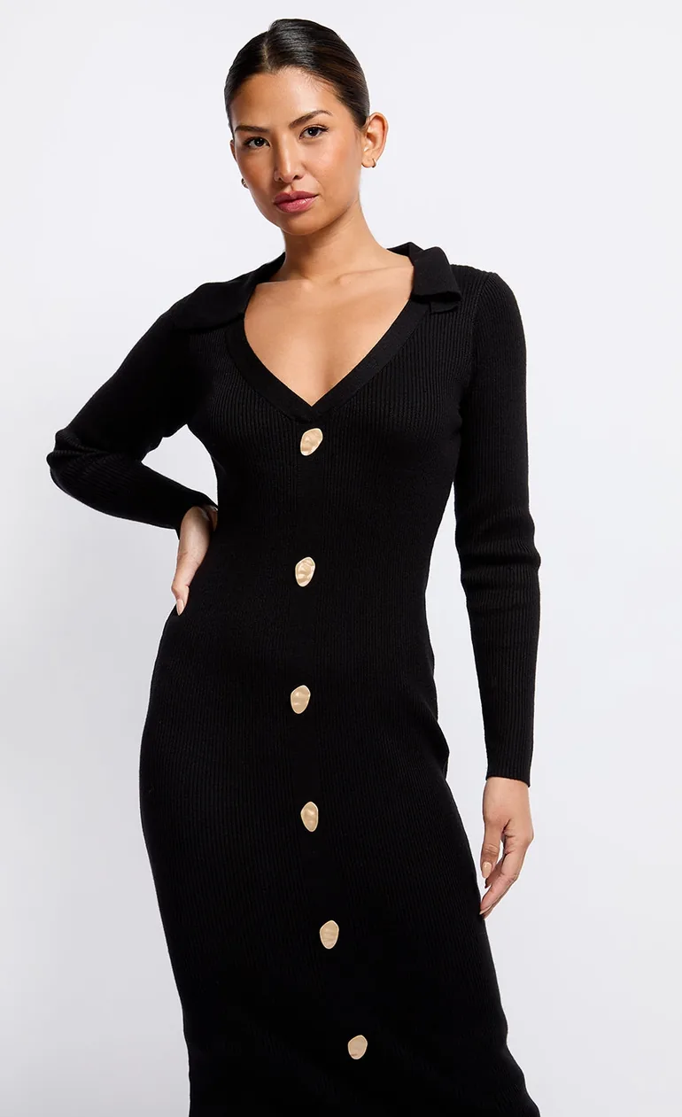 little mistress black sequin dress Black Sequin Bardot Mini Dress Glam Up Your Look