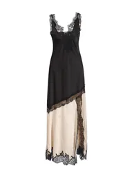 Dolly Black Beige Contrast Lace Dress - 7