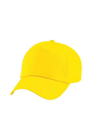Beechfield Childrens/Kids Original 5 Panel Cap - Yellow