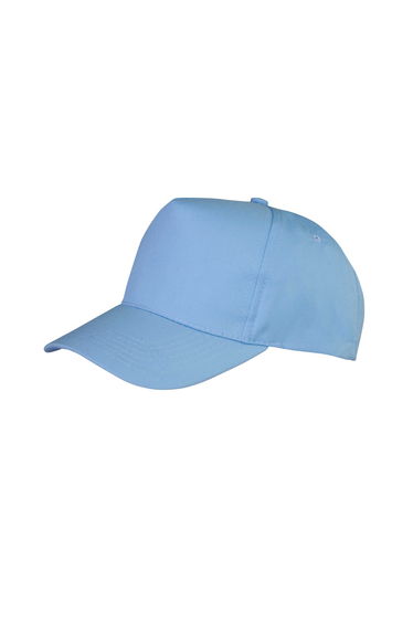 Result Unisex Core Boston 5 Panel Printers Baseball Cap - Sky Blue