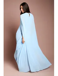 Cape Sleeve Maxi Dress - 2