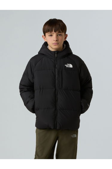 The North Face Boys North Down Hooded Jacket in Black
