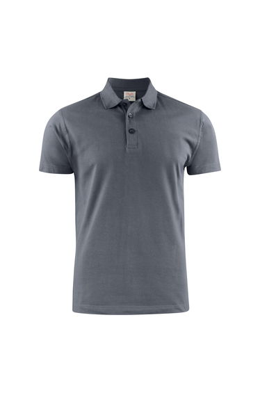 Printer Mens Surf Light RSX Melange Polo Shirt - Steel Grey
