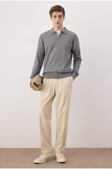 Ecru men's pants