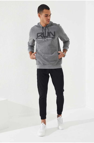 TOMMY Men's Logo Printed Hooded Sweatshirt