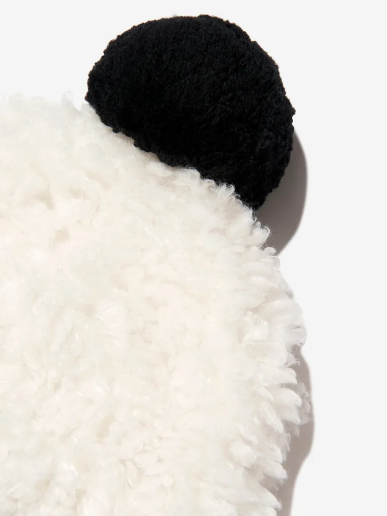 Girls Faux Fur Logo Bobble Hat - 3