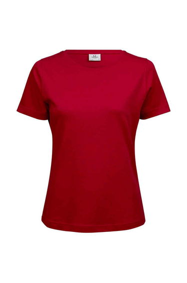 Tee Jays Womens/Ladies Interlock T-Shirt - Red
