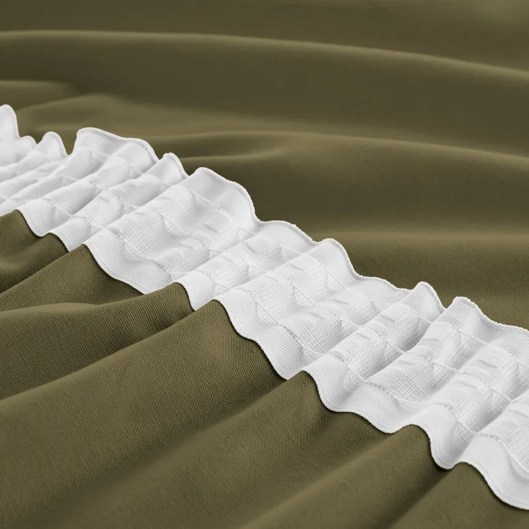 ستارة قطن براسية مزمومة - 2