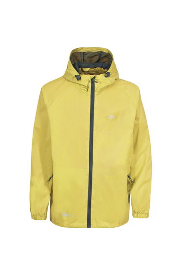 Trespass Adults Unisex Qikpac Packaway Waterproof Jacket - Yellow
