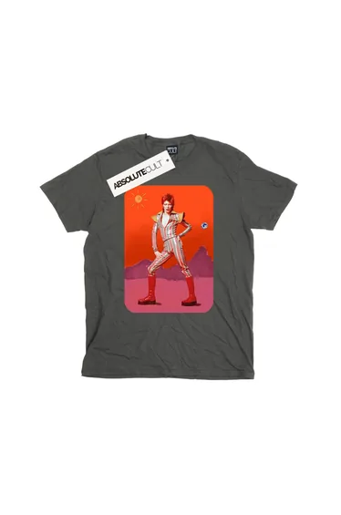 David Bowie Boys On Mars T-Shirt - Charcoal