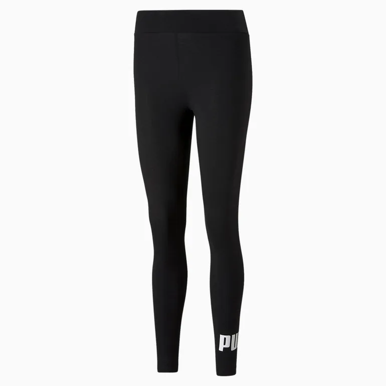 Organic Cotton Leggings with Logo Print on Leg - 1