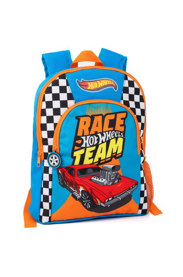 Hot Wheels Childrens/Kids Race Team Backpack - Blue/Orange