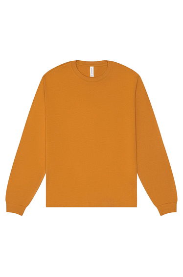 Bella + Canvas Adult Heavyweight Boxy Long-Sleeved T-Shirt - Toast