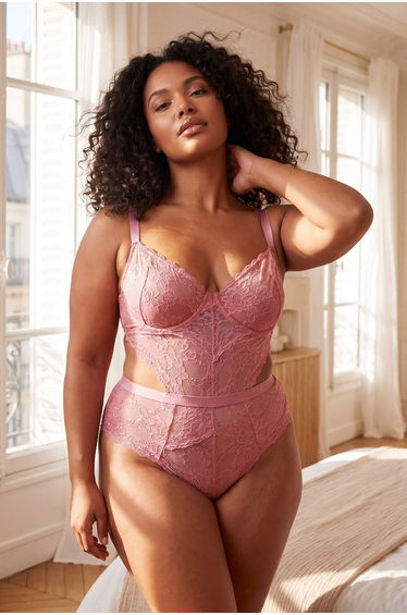Mürdüm Lace Pack Large Size Body