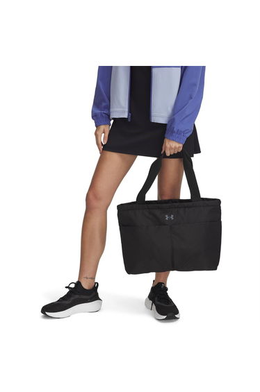 Under Armour Studio Lite Logo Gym Tote Bag - Black/Grey