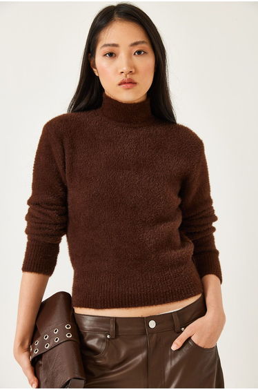 Women's Half Turtleneck Soft Knitwear Sweater