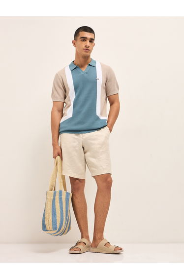 Men Pure Cotton Slim Fit Polo