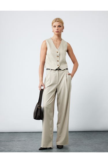 High Rise Palazzo Pants