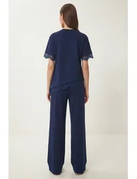 ISTANBUL High Waist Wide Leg Two-Piece Co-ord Set - 4