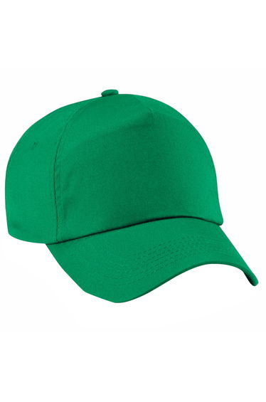 Beechfield Unisex Plain Original 5 Panel Baseball Cap - Kelly Green