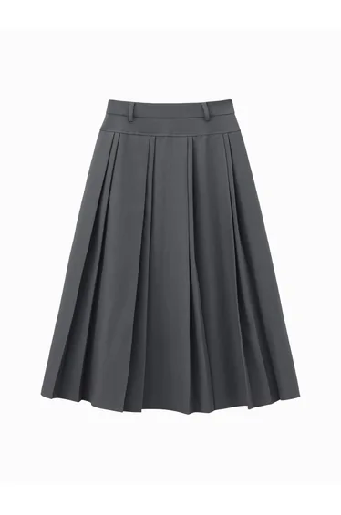 Women's Pleated High Waist Skirt