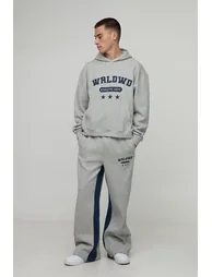 بدلة رياضة بوهو مان باللون الرمادي