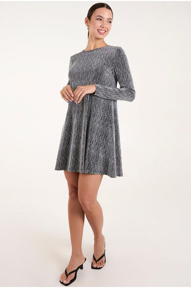 Lurex Diamante Swing Dress