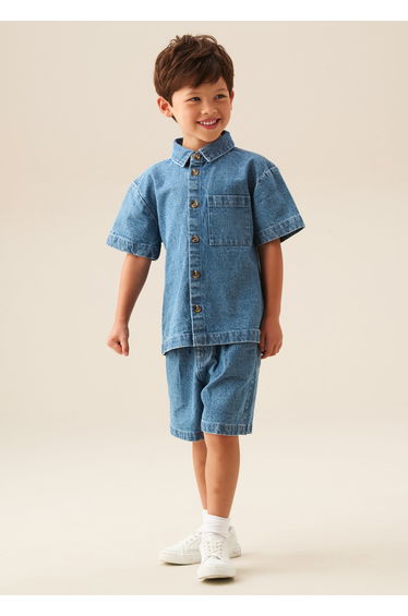 Max Jacquard Denim Shirt