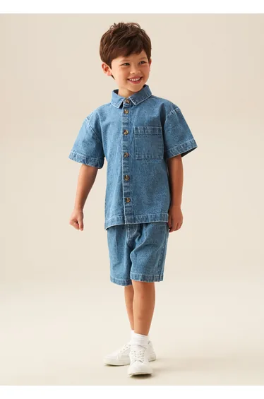 Max Jacquard Denim Shirt