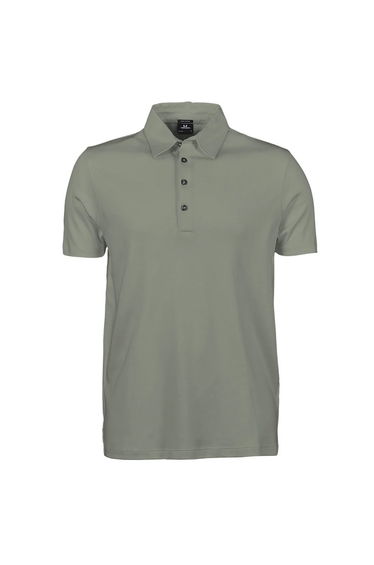 Tee Jays Mens Pima Cotton Interlock Polo Shirt - Sage