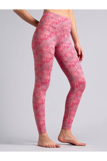 Women Pink Yoga Reversible Leggings