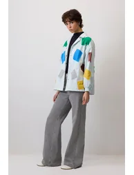 COLORED PATCH GABARDINE JACKET - 2