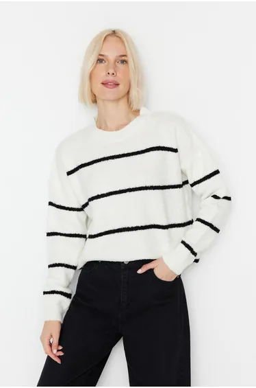 Sweater - Ecru - Regular fit