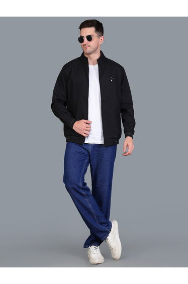 Men Black Lightweight Jacket