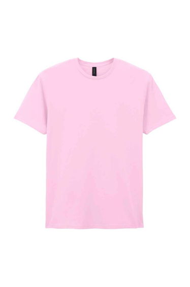 Gildan Mens Short Sleeve Soft-Style T-Shirt - Light Pink