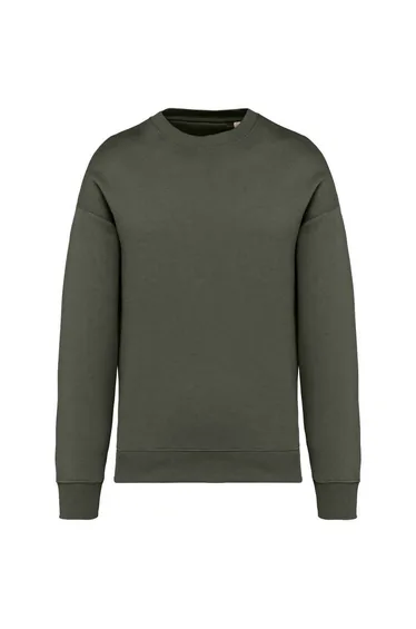 Native Spirit Womens/Ladies Oversized Sweatshirt - Organic Khaki