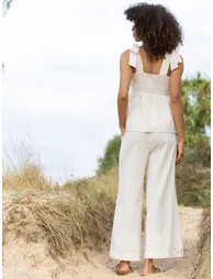 Gillingham Wide Leg Woven Trousers Special Stripe - 4