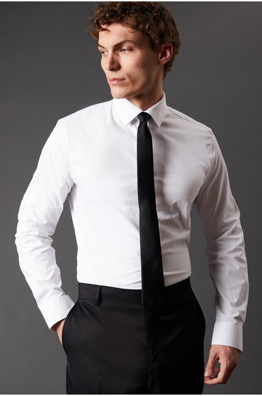 Black Slim Tie