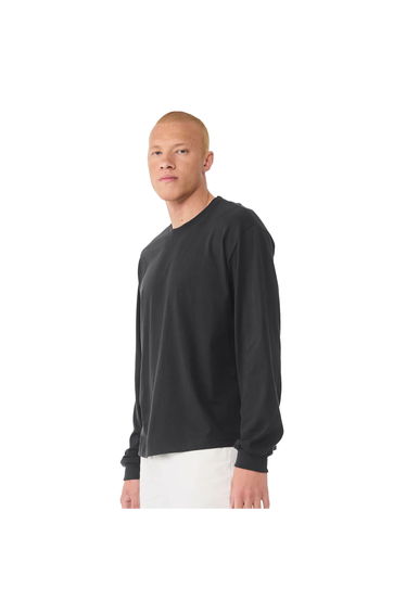 Bella + Canvas Heavyweight Boxy Long-Sleeved T-Shirt - Dark Grey