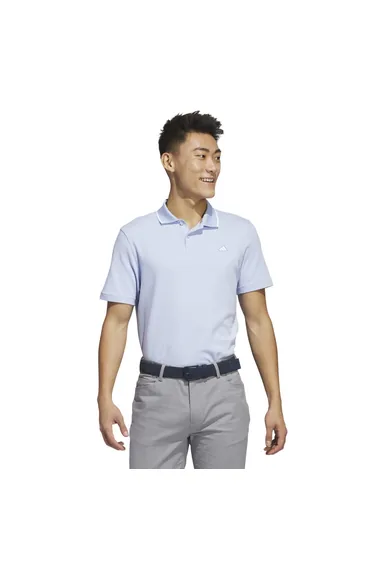 Men's adidas Go-To Piqué Golf Polo Shirt in Blue
