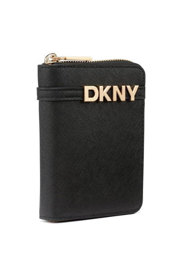 Avril Small Zip Around Wallet Black