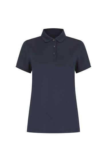 Henbury Womens/Ladies Recycled Polyester Polo Shirt - Navy