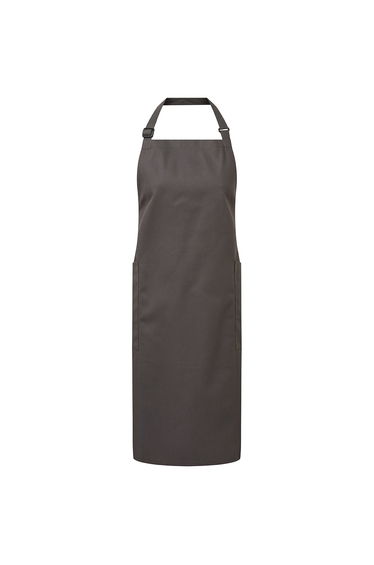Premier Organic Fairtrade Certified Recycled Full Apron - Dark Grey