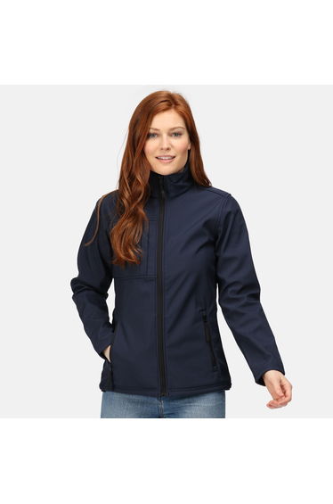 Regatta Professional Womens/Ladies Octagon II Waterproof Softshell Jacket - Navy/Seal Grey