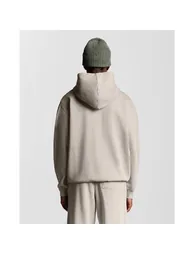 Men's Lyle And Scott Loungewear Zip Through Hoodie in Cream - 3