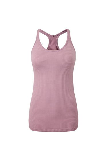 TriDri Womens/Ladies Seamless 3D Fit Sculpt Vest - Mauve