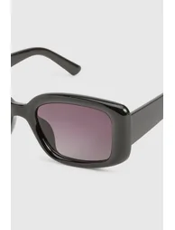 Chunky Square Frame Sunglasses - black - 3