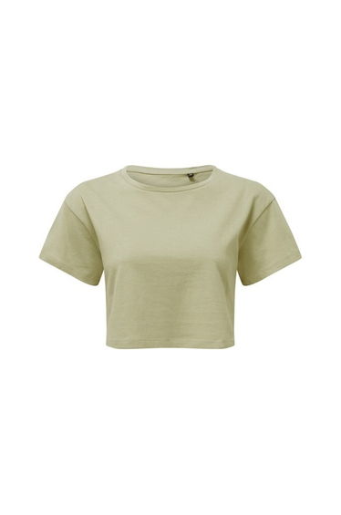 TriDri Womens/Ladies TriDri Crop Top - Sage Green