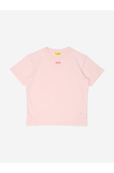 Off-White Girls Off Diag T-Shirt in Pink