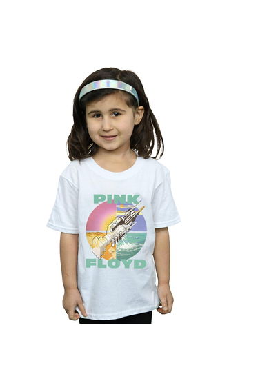 Pink Floyd Girls Wish You Were Here Cotton T-Shirt - White